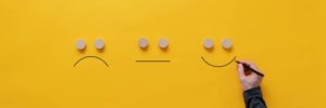 recensioni dei clienti con emoji
